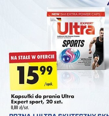 Kapsułki do prania sports Ultra expert promocja