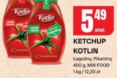 Ketchup Kotlin łagodny, pikantny promocja w Chorten