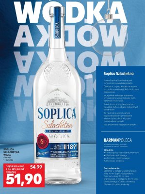 Wódka Soplica Szlachetna 40% alk. 1l promocja w Kaufland