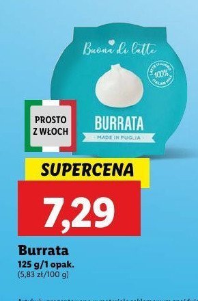 Ser burrata promocja