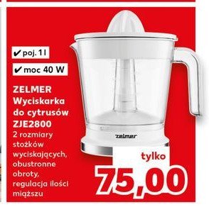 Wyciskarka zje2800 Zelmer promocja