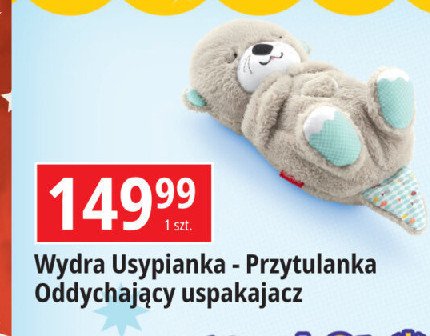 Uspokajacz przytulanka wydra Fisher-price promocja w Leclerc