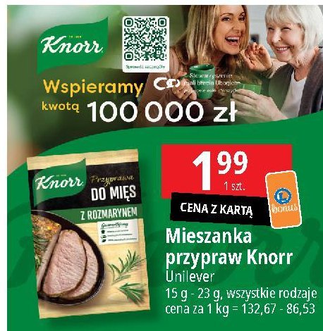 Przyprawa do mięs z rozmarynem Knorr przyprawa promocja