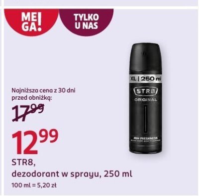 Dezodorant w sprayu Adidas men champions league Adidas cosmetics promocja w Rossmann