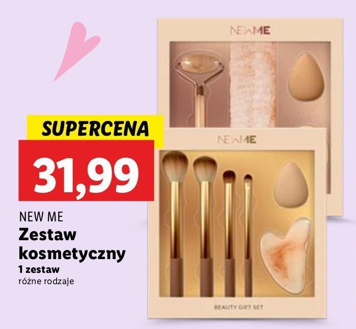 Zestaw pędzli do makijażu Newme promocja w Lidl