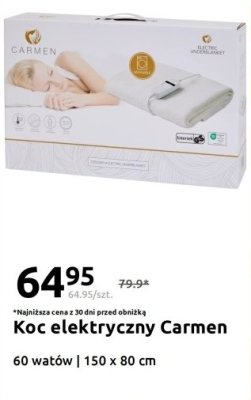 Koc elektryczny Carmen promocja w Action