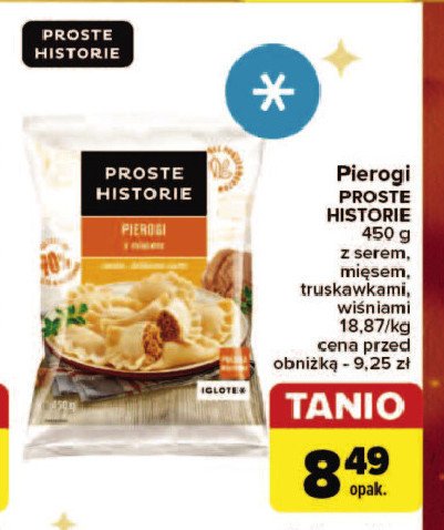 Pierogi z serem Iglotex proste historie promocja