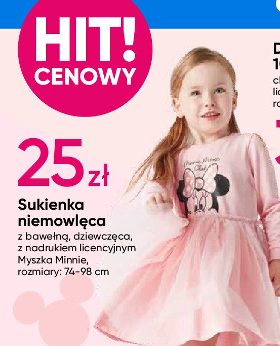 Sukienka niemowlęca myszka minnie promocja