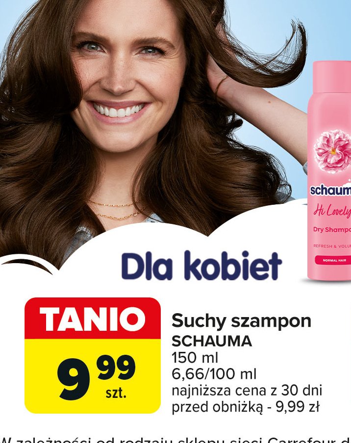 Szampon SCHAUMA HI LOVELY promocja w Carrefour