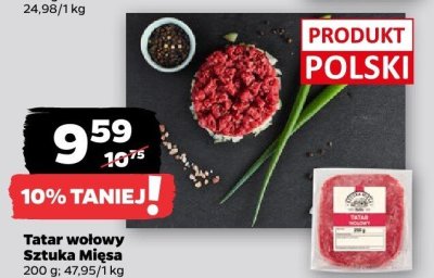 Tatar wołowy  promocja w Netto