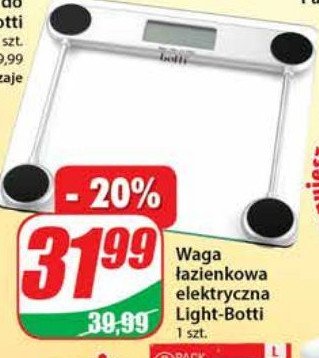 Waga 艂azienkowa light Botti electronic promocja