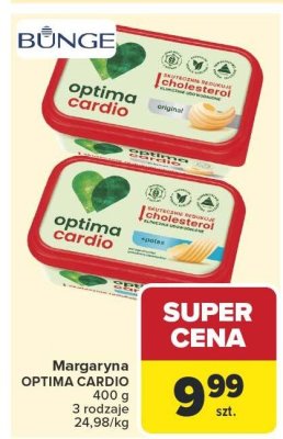 Margaryna OPTIMA CARDIO BUNGE promocja w Carrefour