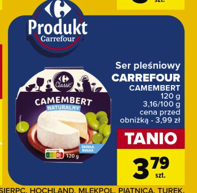 Ser camembert Carrefour promocja