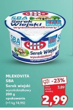 Jogurt naturalny wysokobia艂kowy Mlekovita sba promocja