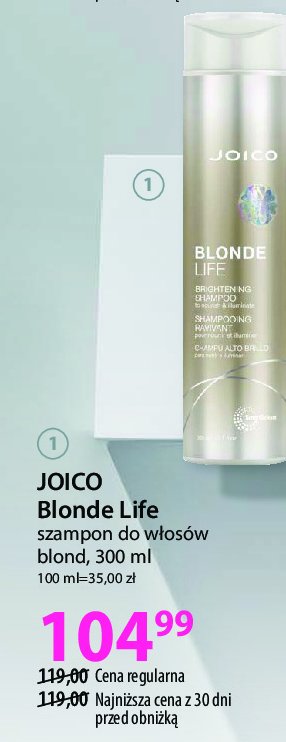 Szampon do włosów Joico blonde life violet promocja