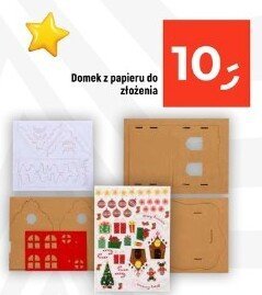 Domek z papieru do złożenia promocja w Dealz