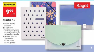 Teczka A4  promocja w Biedronka