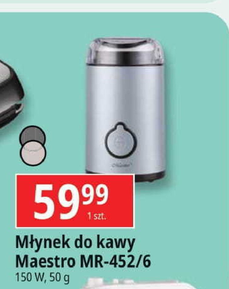 M艂ynek do kawy mr-452 MAESTRO promocja