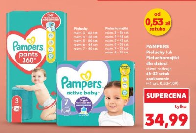 Pieluchomajtki 7 Pampers pants promocja