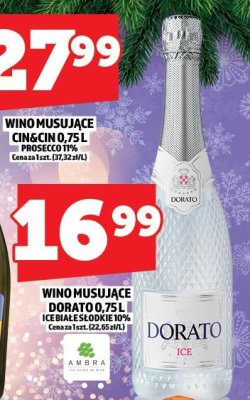 Wino musujące Cin&Cin Prosecco 0,75L promocja w TOPAZ
