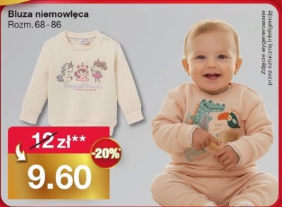 Bluza niemowlęca promocja w Woolworth