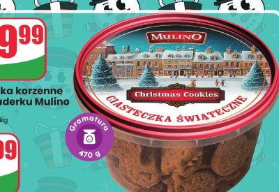 Ciastka korzenne w wiaderku  promocja w Dino