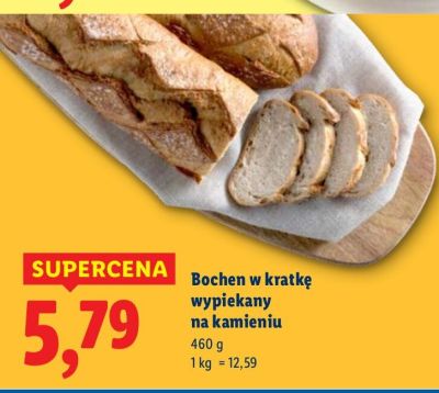 Bochenek w kratkę wypiekany na kamieniu promocja w Lidl