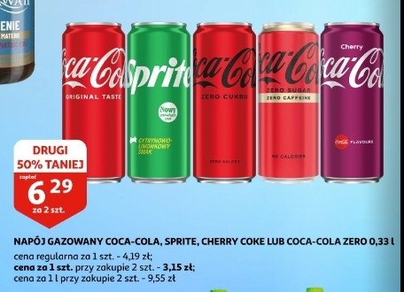 Napój Coca-cola cherry promocja