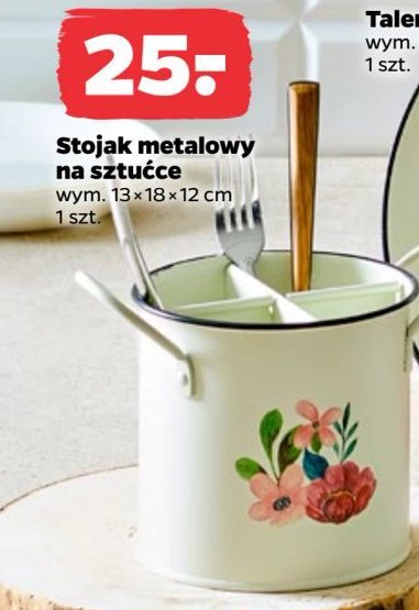 Stojak na sztućce promocja w Netto