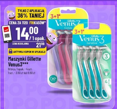 Maszynki Gillette Venus3 promocja w POLOmarket
