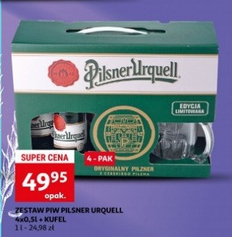 Piwo + kufel Pilsner urquell promocja