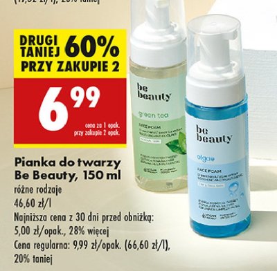 Pianka do twarzy algae Be beauty Be beauty care promocja