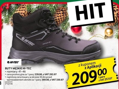 Buty męskie HI-TEC • rozmiary 41-46 promocja w Selgros