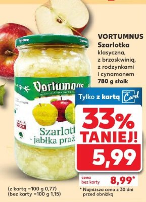 Szarlotka klasyczna promocja w Kaufland