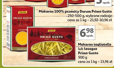 Makaron lasagne Melissa primo gusto promocja