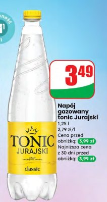 Napój gazowany tonic classic promocja w Dino