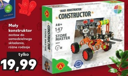 Ma艂y konstruktor - w贸zek wid艂owy Alexander promocja