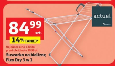 Suszarka na bieliznę Flex Dry 3 w 1 actuel promocja w Auchan
