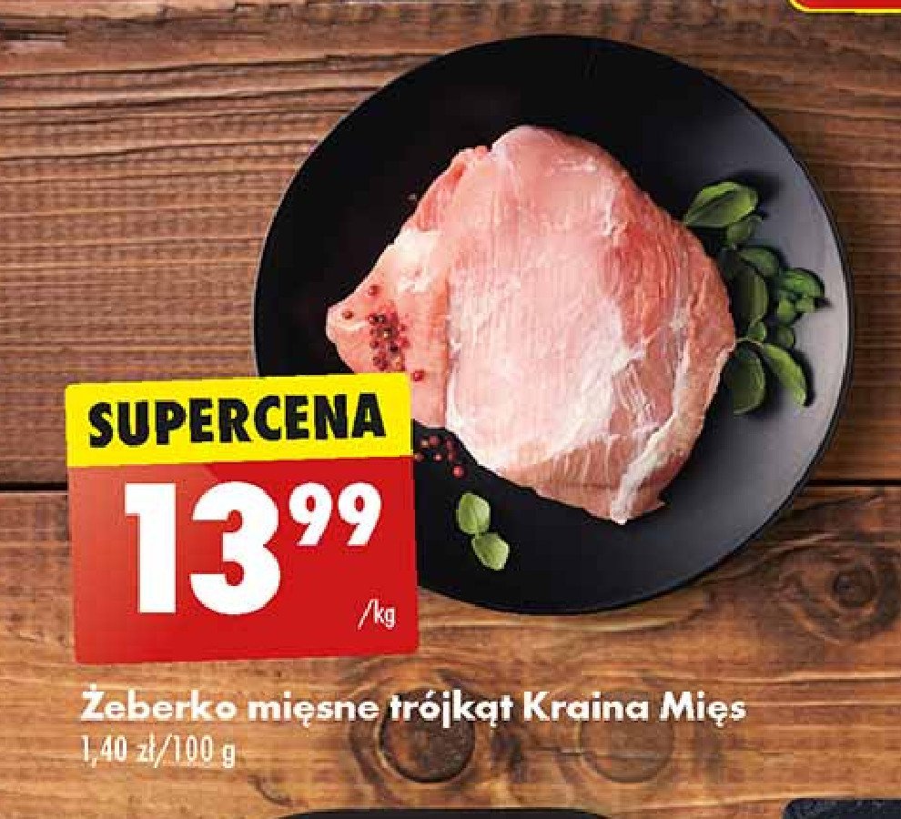 Żeberka wieprzowe trójkąty Kraina mięsa promocja