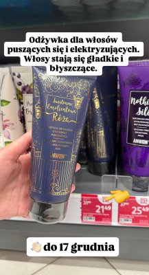 Odżywka Anwen Świetlista Emolientowa Róża promocja w Rossmann