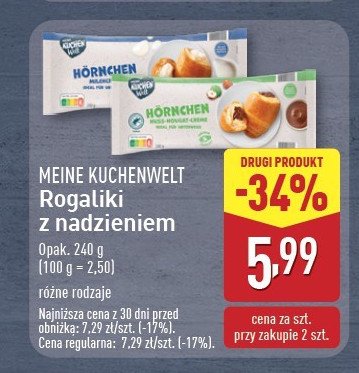 Rogaliki z nadzieniem MEINE KUCHENWELT promocja w Aldi