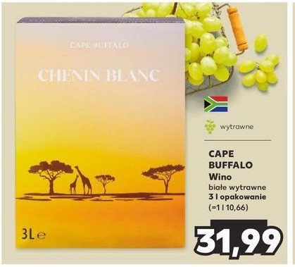 Wino Cape buffalo chenin blanc promocja