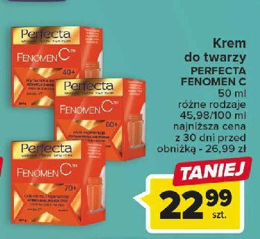 Krem do twarzy Perfecta fenomen c 70+ promocja