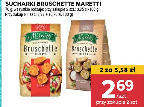 Bruschetta mushrooms & cream Maretti bruschette promocja