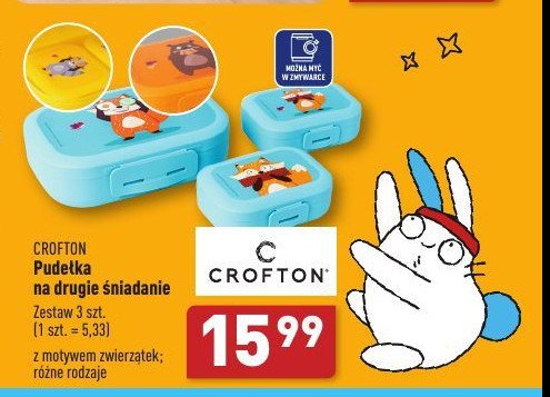 Pudełka na drugie śniadanie Crofton promocja