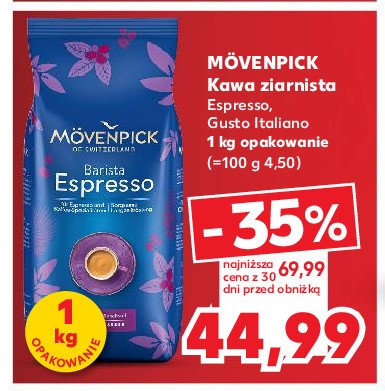 Kawa Movenpick barista espresso promocja