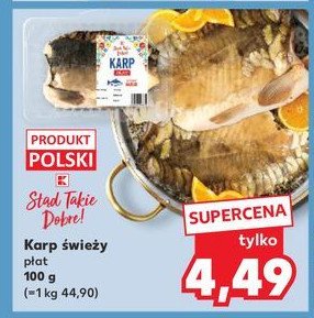 Karp świeży płat K-classic stąd takie dobre! promocja