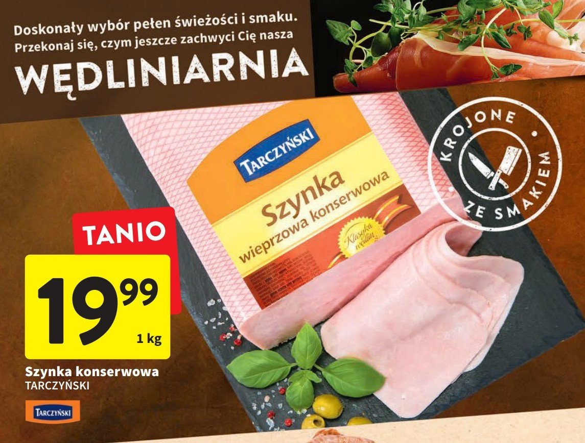 Szynka konserwowa wieprzowa Tarczy艅ski promocja