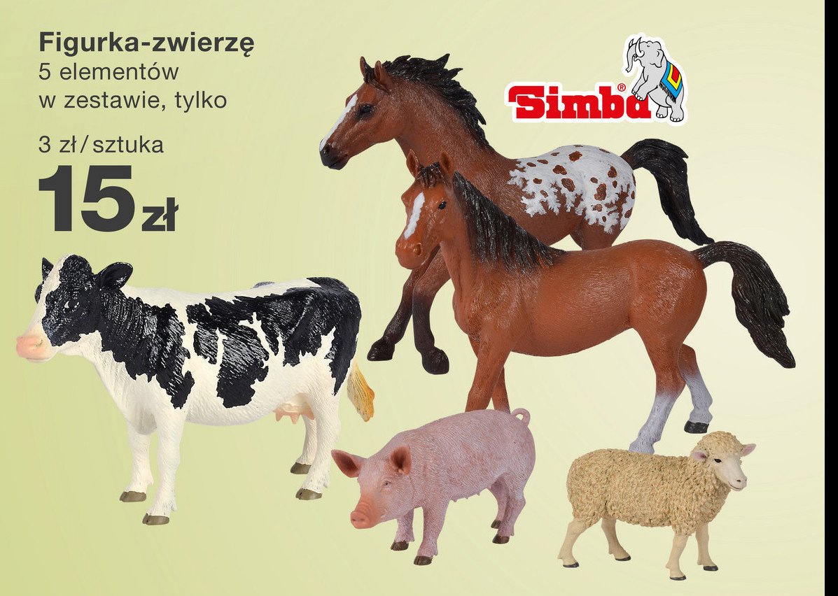 Figurki zwierzęta Simba promocja