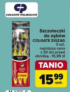 Szczoteczka do zębów charcoal medium Colgate zig zag promocja